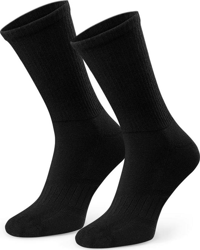 Čierne pánske klasické ponožky Art.047 XL002, BLACK Veľkosť: 47/50