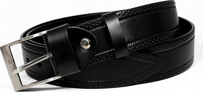ROVICKY Pánsky čierny opasok PRS-07-BGE BLACK 95 Veľkosť: 105