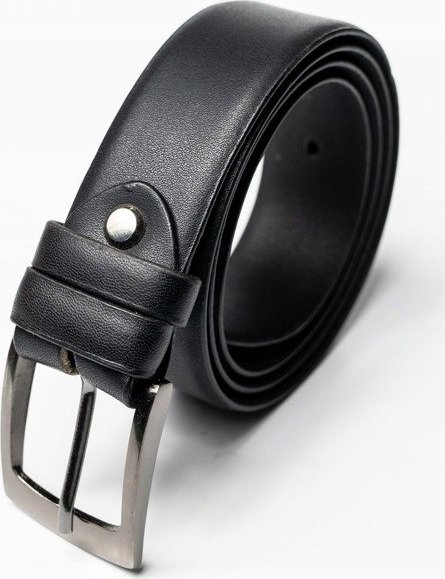Rovicky čierny kožený opasok BOM-01-TX 95 CM Veľkosť: 95