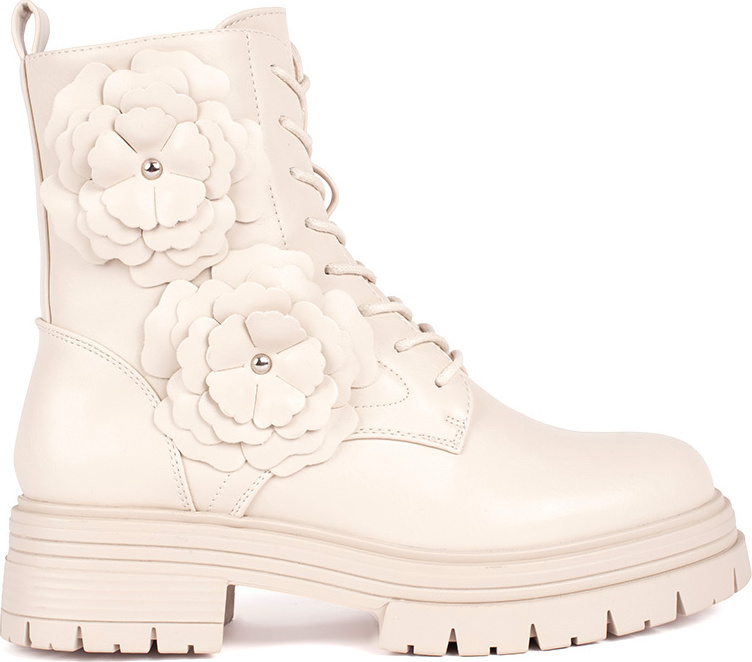 Smotanové zateplené dámske workery QT106P-BE Veľkosť: 36