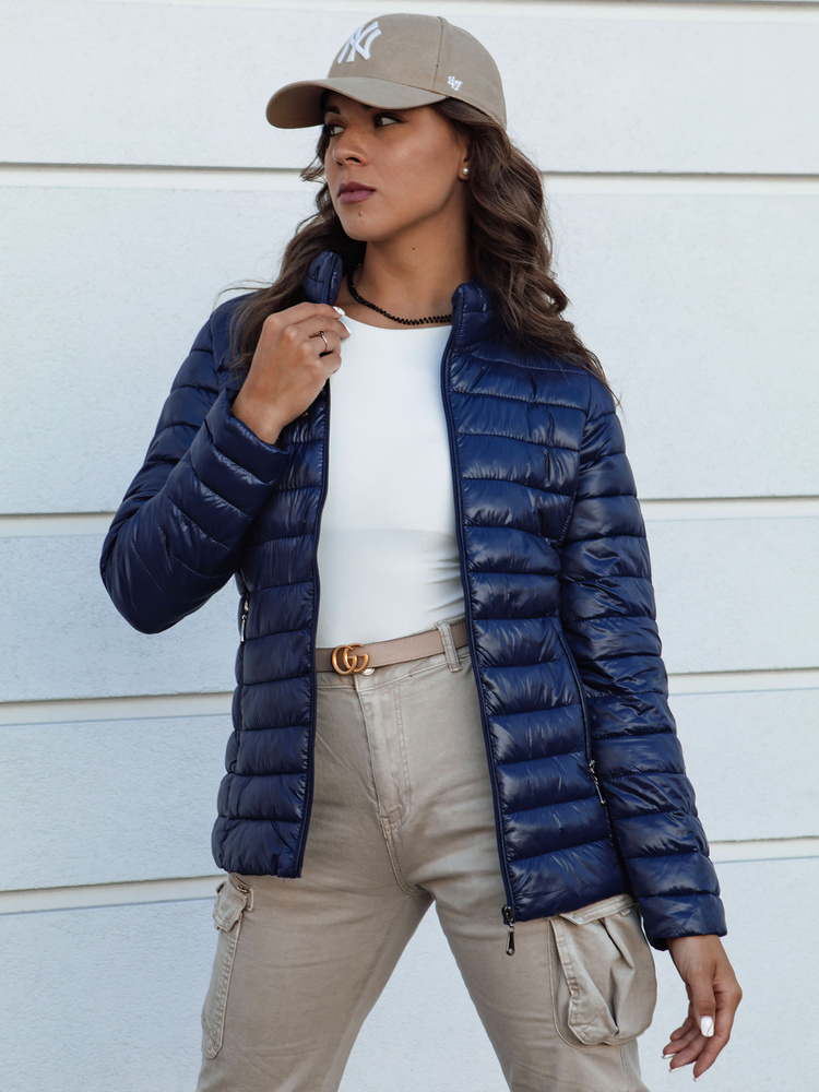 Tmavomodrá dámska prešívaná bunda BREEZFIT TY4362 Veľkosť: S