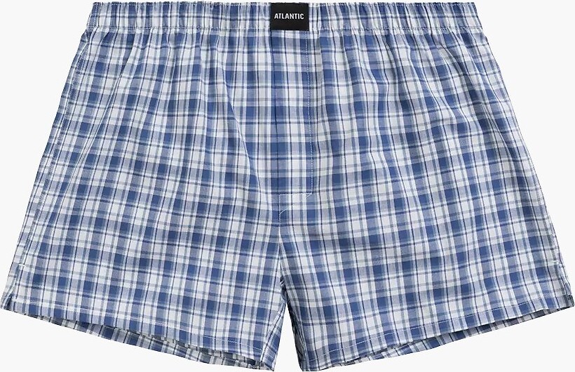 Kárované trenírky Atlantic Oscar MBT-002 S-2XL Veľkosť: L