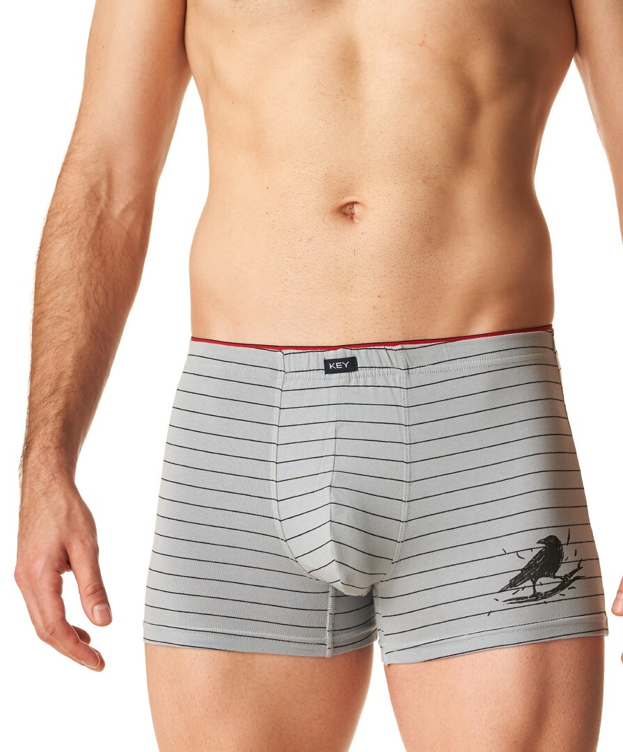 Boxerky Key Kevin MXH 400 B24 M-2XL Veľkosť: 2XL, Barva: sivá