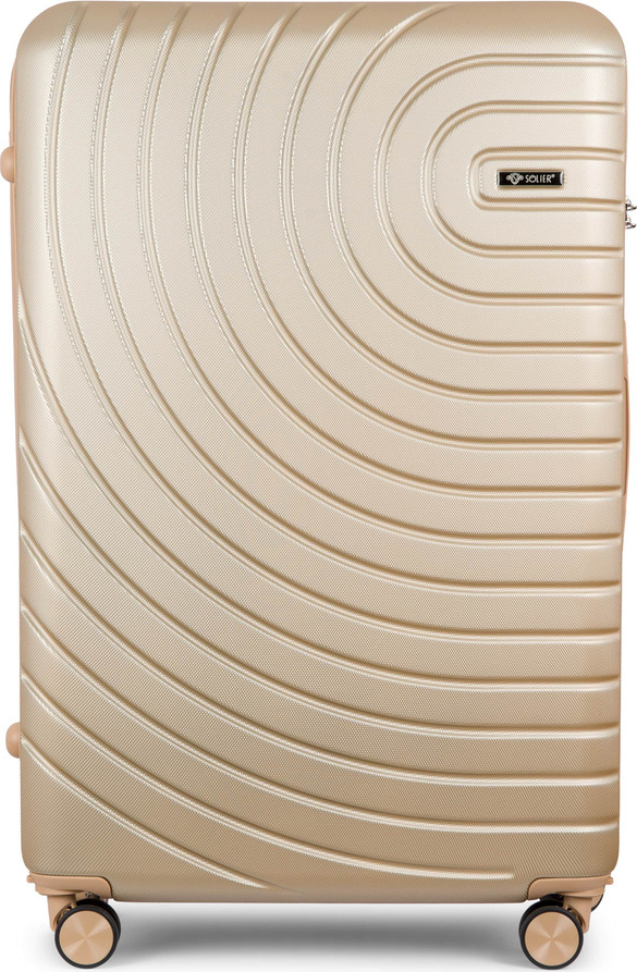 SOLIER Zlatý cestovný kufor AVENTOR vel. XL STL1064 GOLD 28" XL) Veľkosť: XL