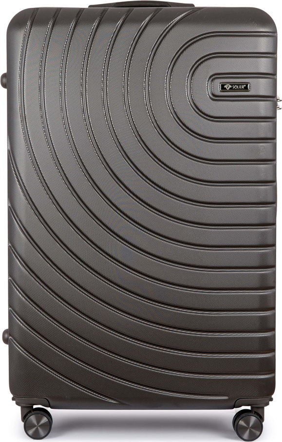 SOLIER Tmavosivý cestovný kufor AVENTOR vel. XL STL1064 DARK GREY 28" XL) Veľkosť: XL