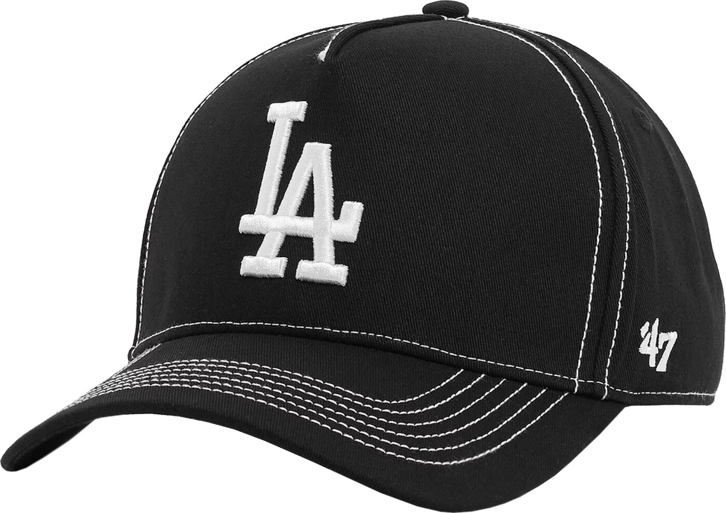 Čierna pánska šiltovka 47 Brand Los Angeles Dodgers MLB Cap B-CONDT12GWS-BK Veľkosť: ONE SIZE