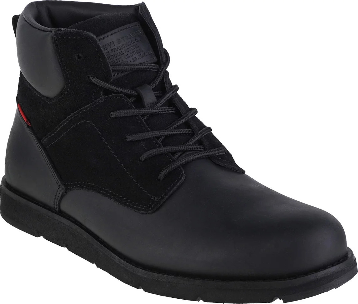 Čierna kožená členková obuv Levi's Jax Plus 232198-1700-559 Veľkosť: 41