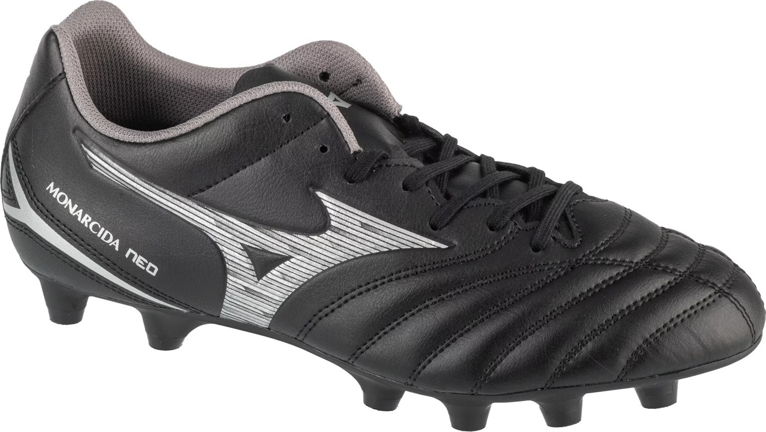 Čierne pánske kopačky Mizuno Monarcida Neo III FG P1GA242503 Veľkosť: 45