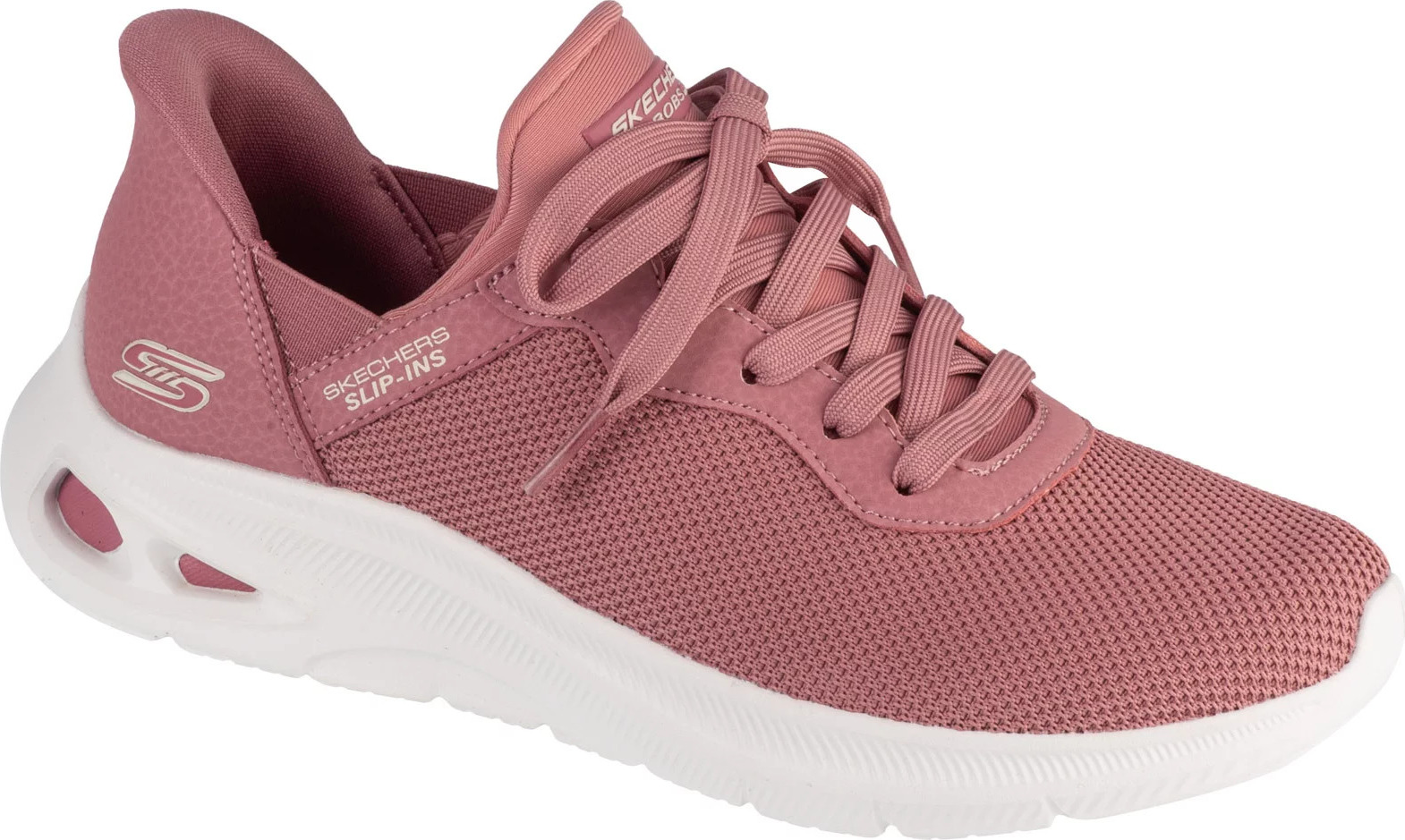 Tmavoružové dámske tenisky Skechers Slip-Ins Bobs Sport Unity - Pinch Of Luck 117509-BLSH Veľkosť: 36