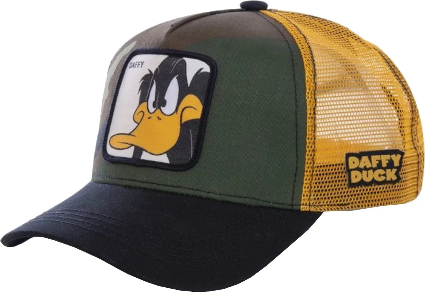 Tmavozelená pánska šiltovka Capslab Looney Tunes Daffy Duck Cap CL-LOO-1-DAF4 Veľkosť: ONE SIZE