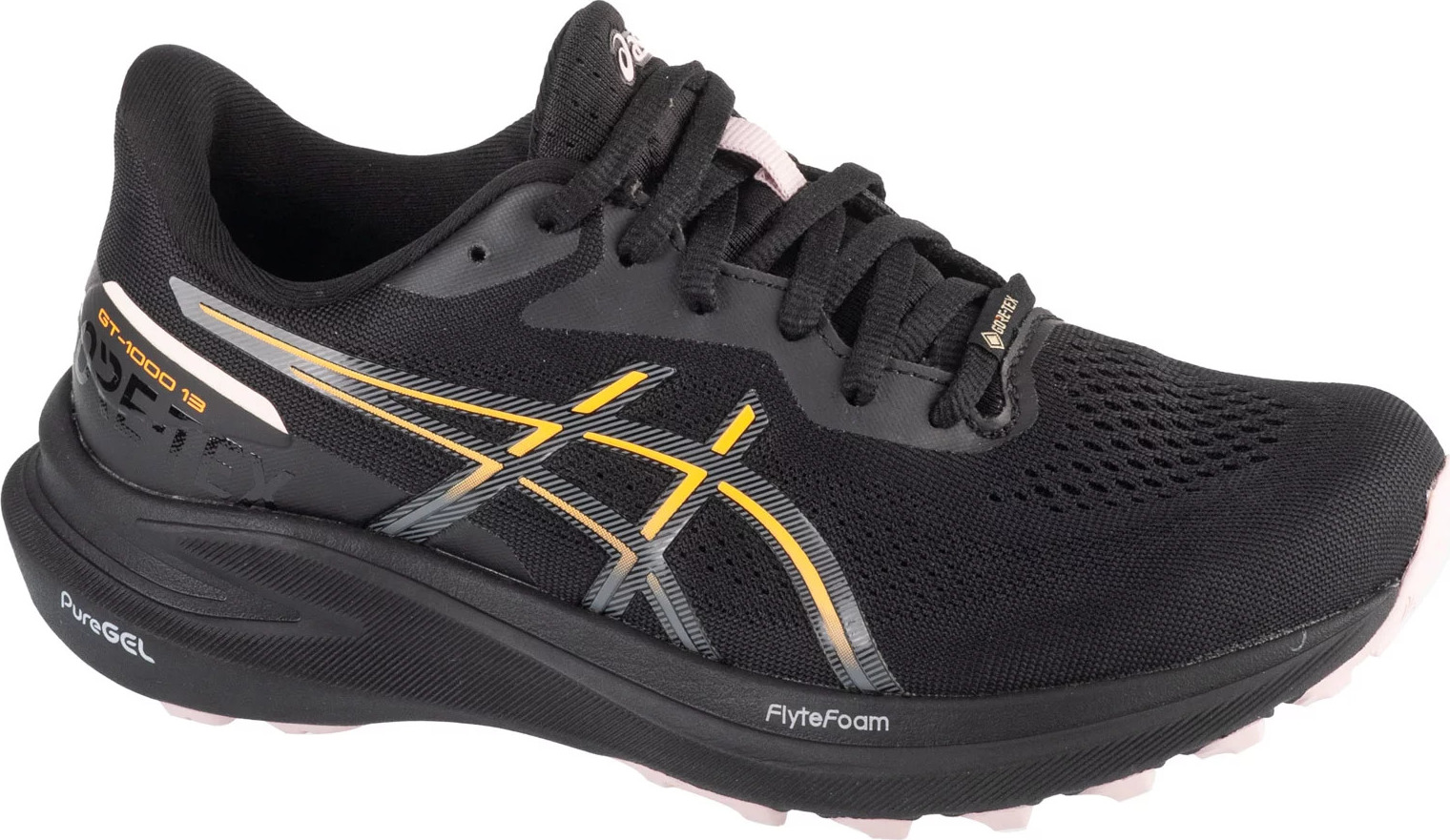 Čierne dámske tenisky ASICS GT-1000 13 GTX 1012B661-001 Veľkosť: 36