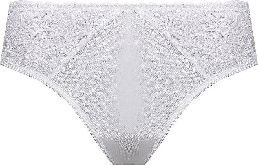 Biele brazílky s čipkou Mefemi Laura S-XL Veľkosť: S