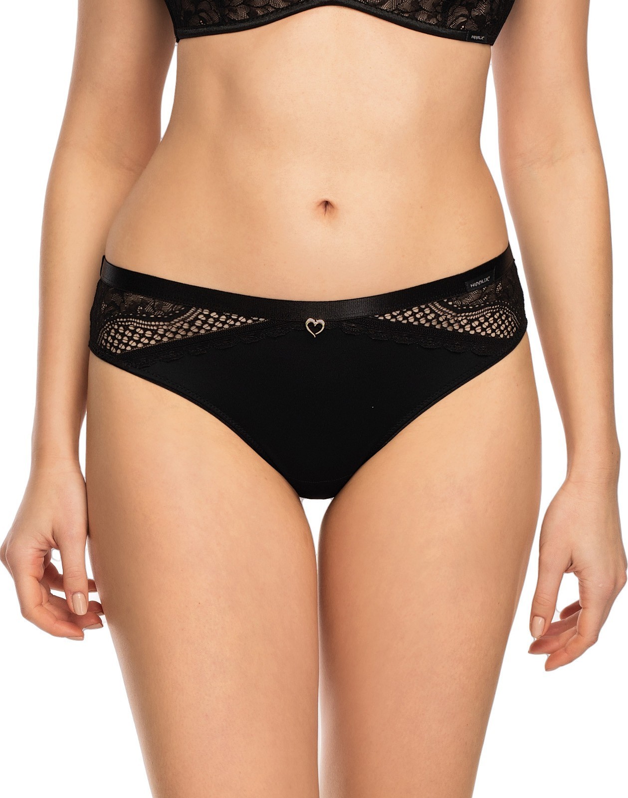 Brazílky Mefemi Clarisa S-XL Veľkosť: XL, Barva: čierna