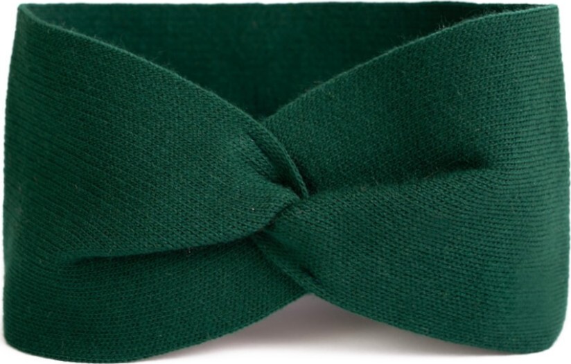 Pletená čelenka s prekrížením Galway Art Of Polo 24814 Galway Veľkosť: ONE SIZE, Barva: Zelená