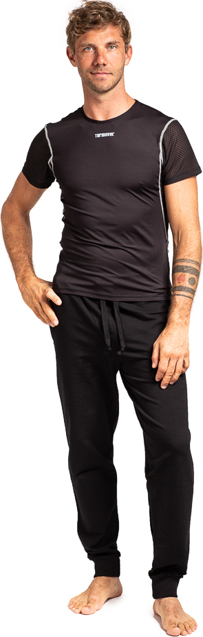 Pánske čierne funkčné tepláky Veľkosť: 3XL
