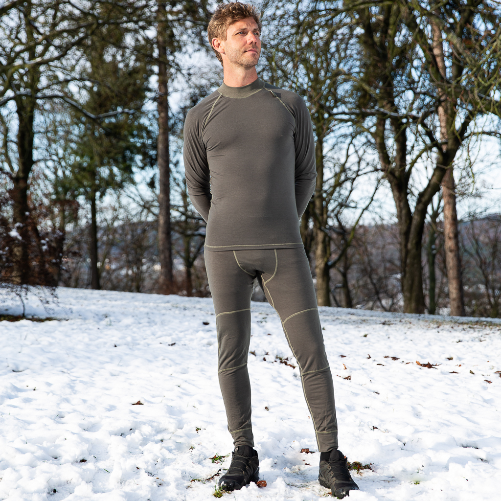 Čierne pánske spodky s khaki prešívaním Veľkosť: M