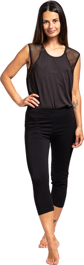 Dámske čierne 3/4 legíny Veľkosť: S