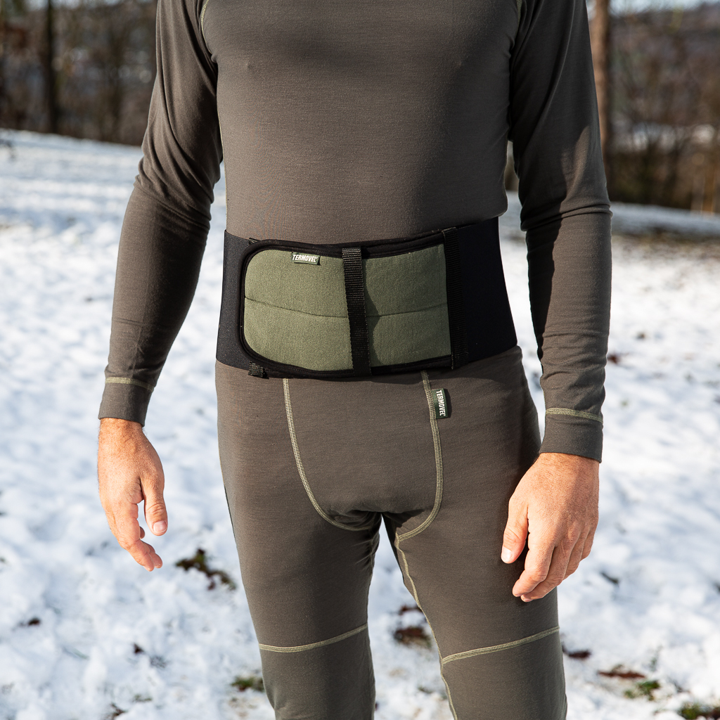 Khaki obličkový pás Veľkosť: 2XL
