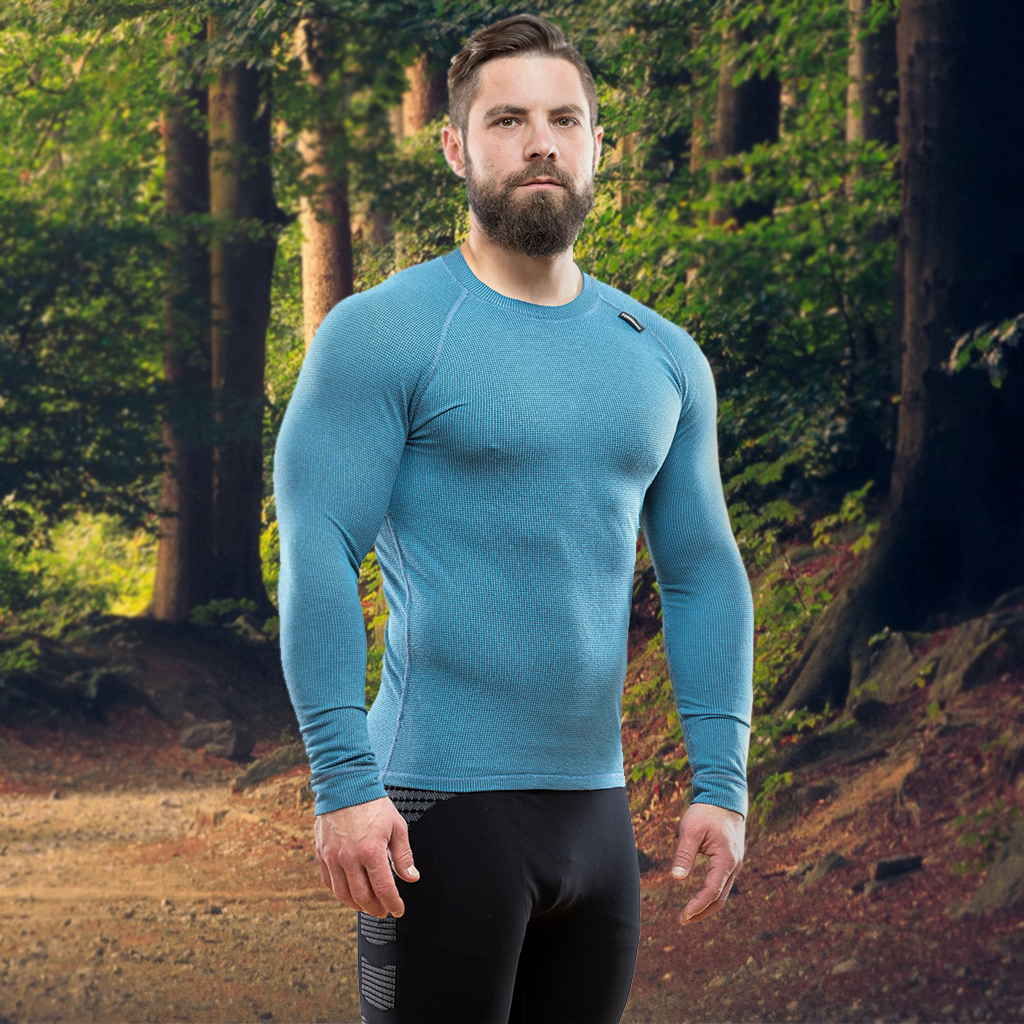 Modré pánske funkčné termo tričko Veľkosť: 3XL