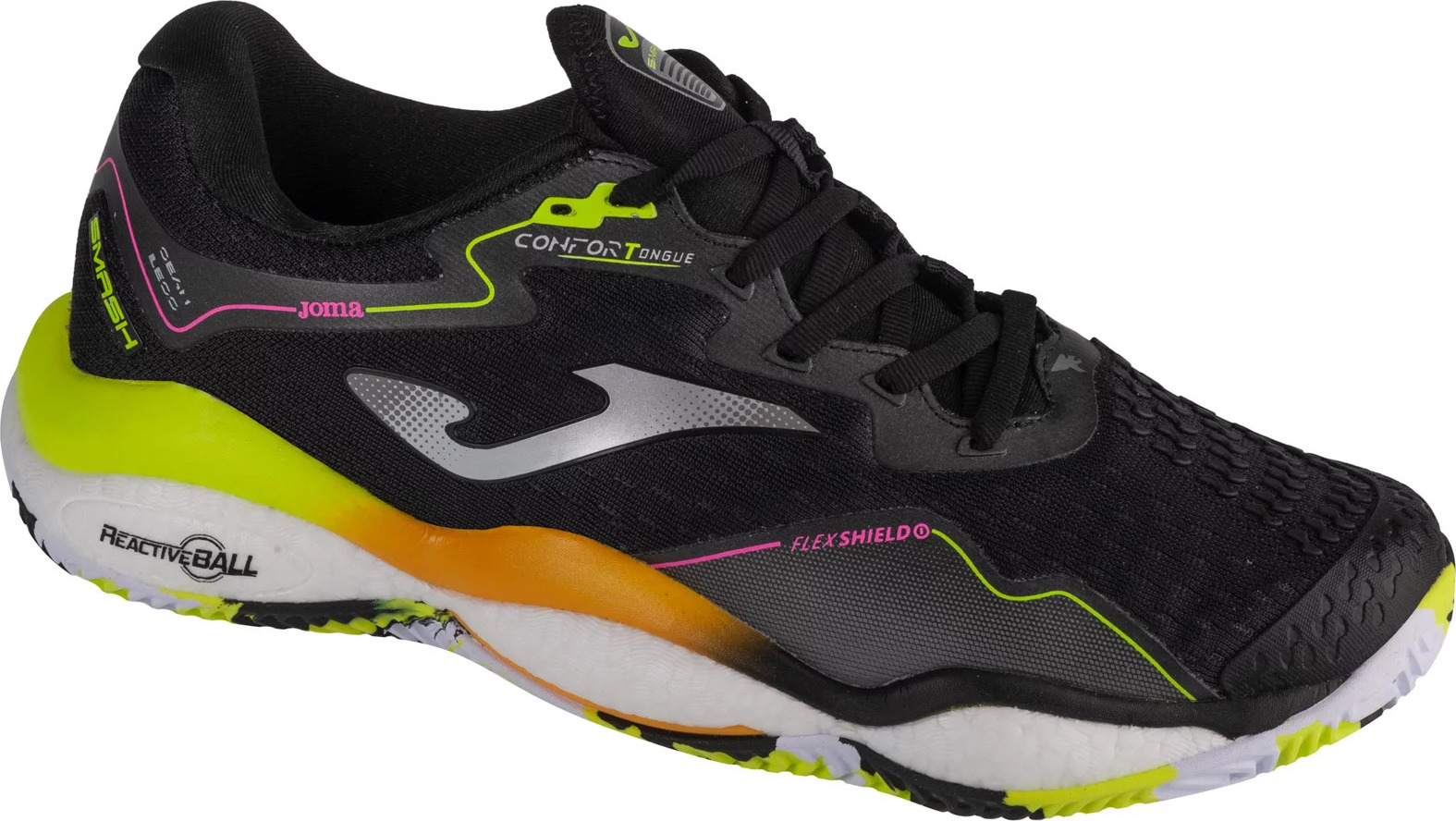 Čierna pánska tenisová obuv Joma Smash Men 2401 TSMAW2401C Veľkosť: 42