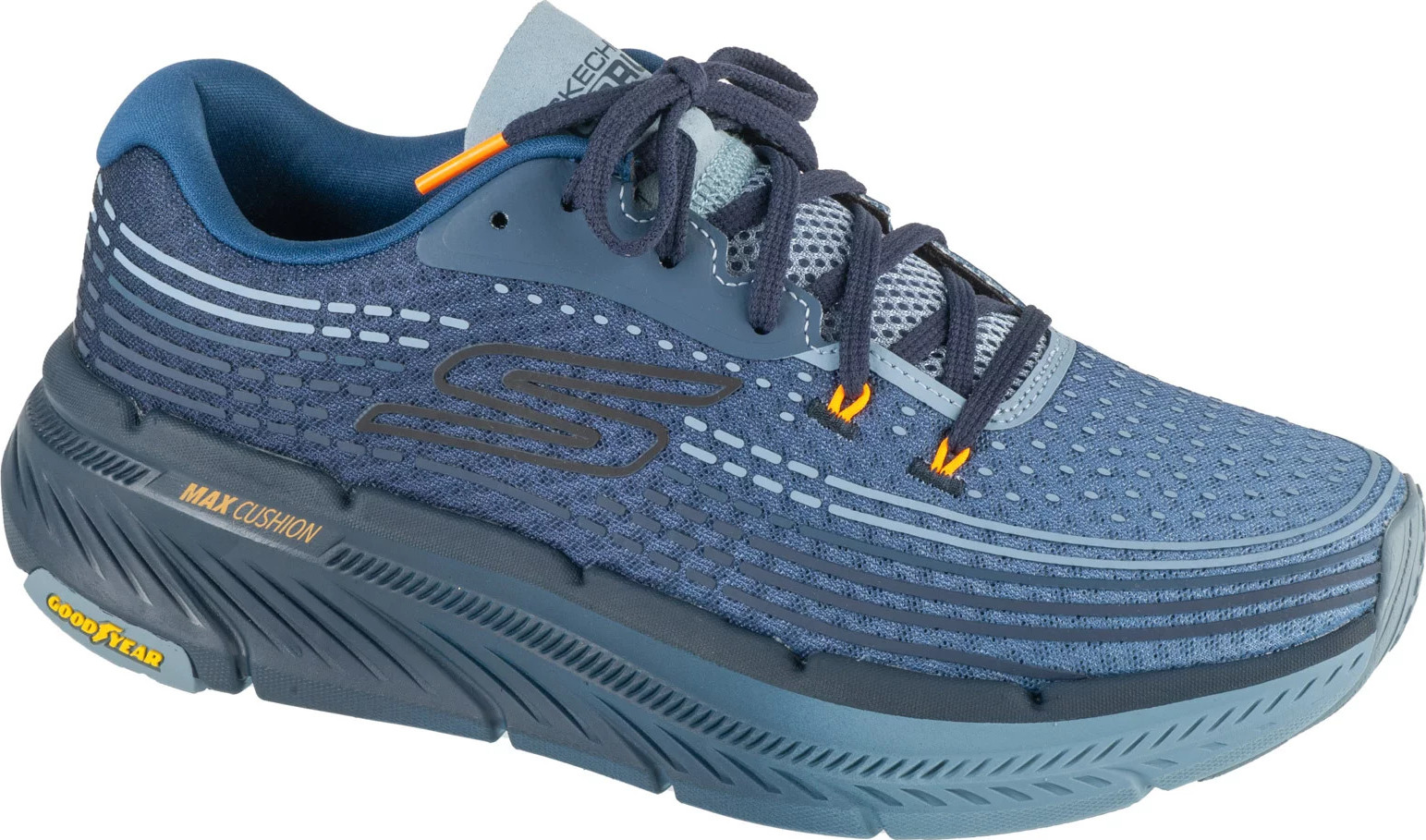 Tmavomodré pánske bežecké tenisky Skechers Max Cushioning Premier 2.0 220835-NVY Veľkosť: 43