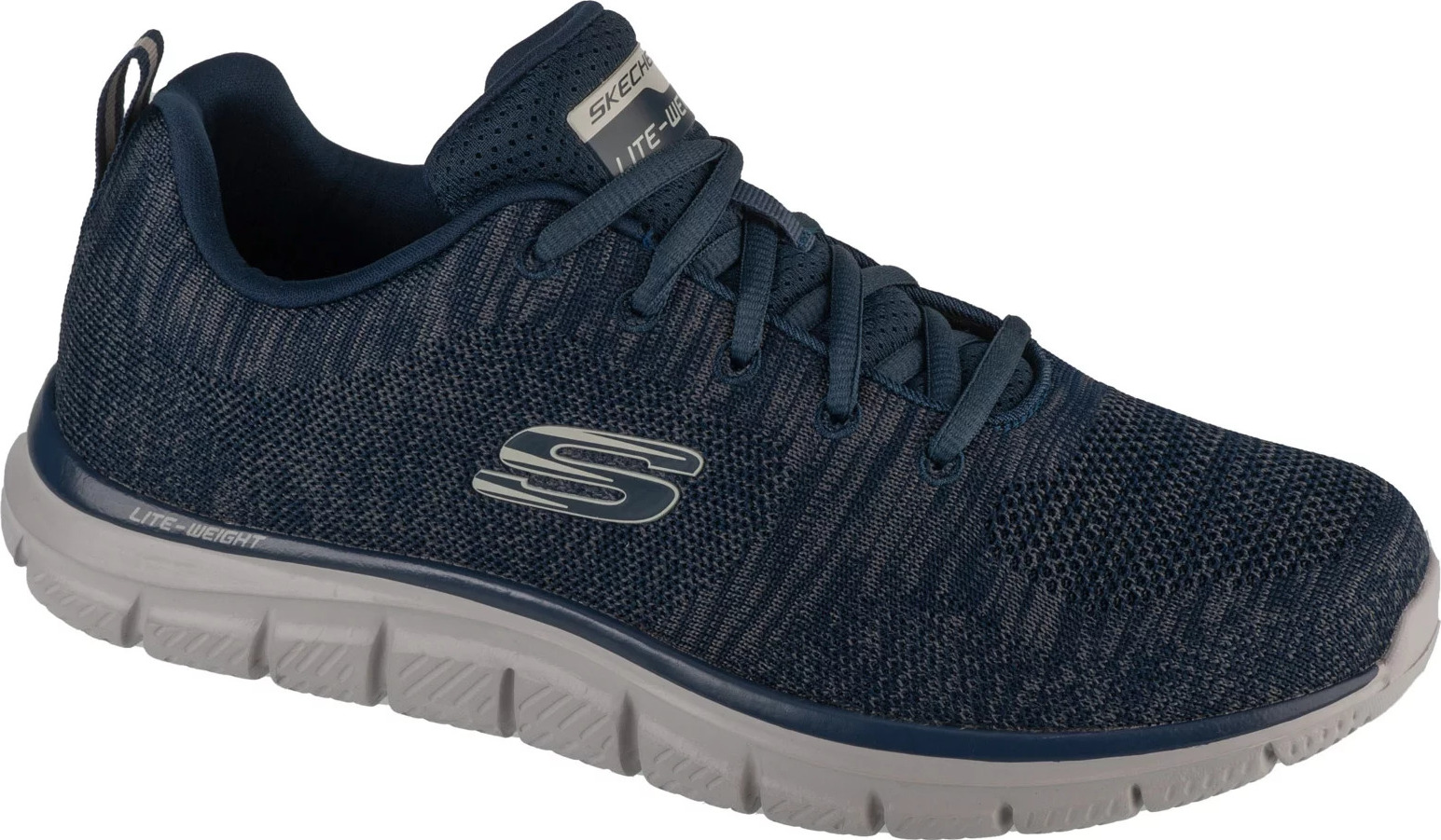 Tmavomodré pánske športové tenisky Skechers Track - Front Runner 232298-NVGY Veľkosť: 43