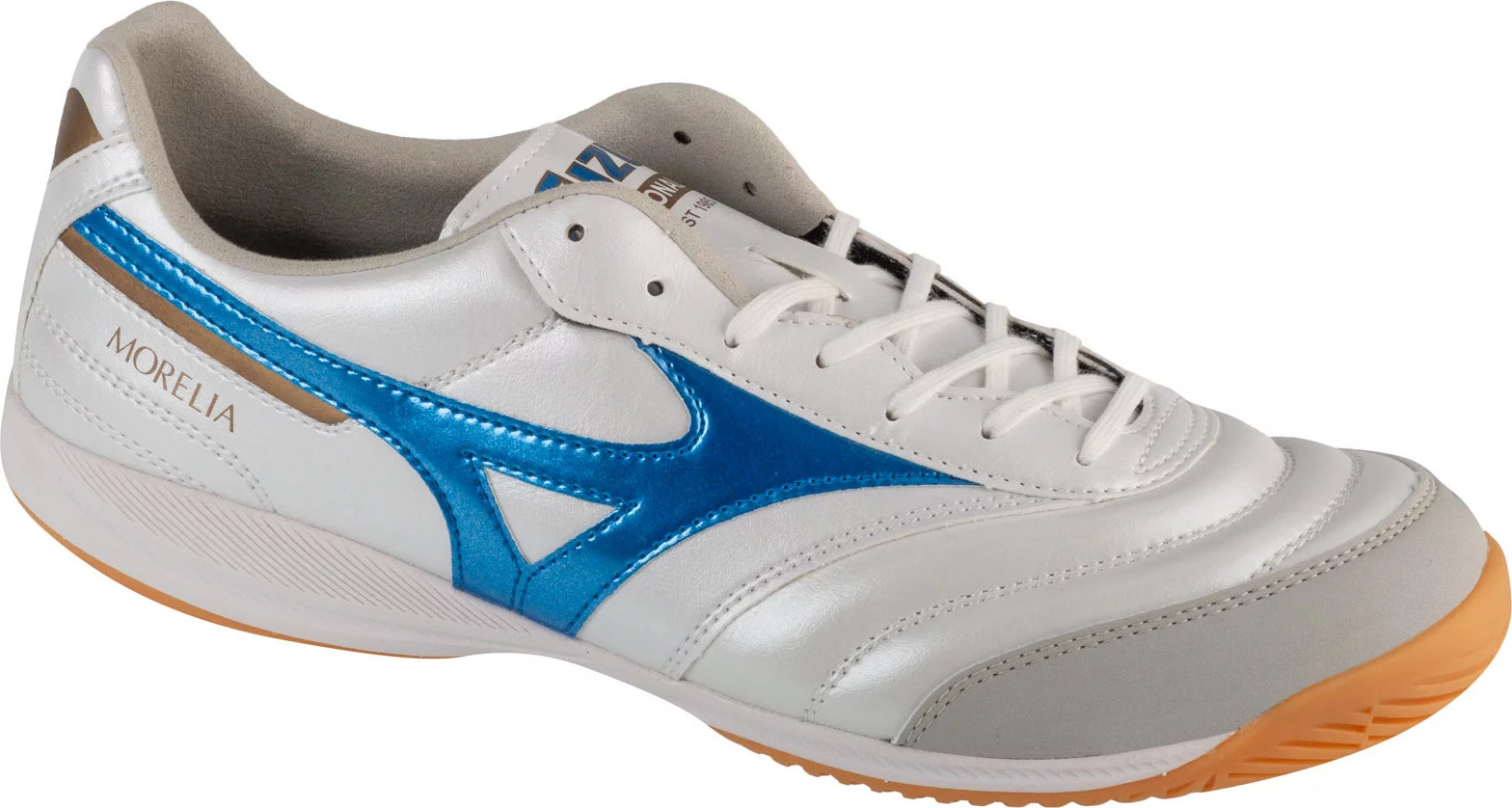 Pánske biele sálovky Mizuno Morelia Sala Pro IN Q1GA241325 Veľkosť: 47