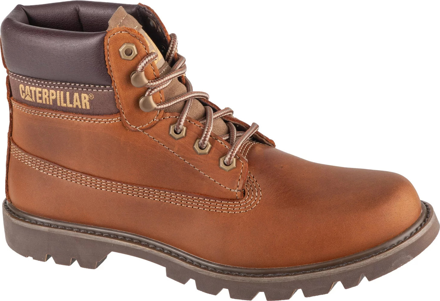 Svetlohnedé kožené členkové topánky Caterpillar Colorado 2.0 P110427 Veľkosť: 44