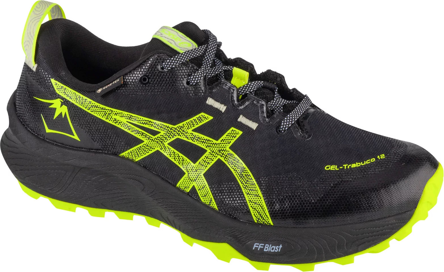 Čierne pánske trailové topánky ASICS Gel-Trabuco 12 GTX 1011B801-003 Veľkosť: 41,5
