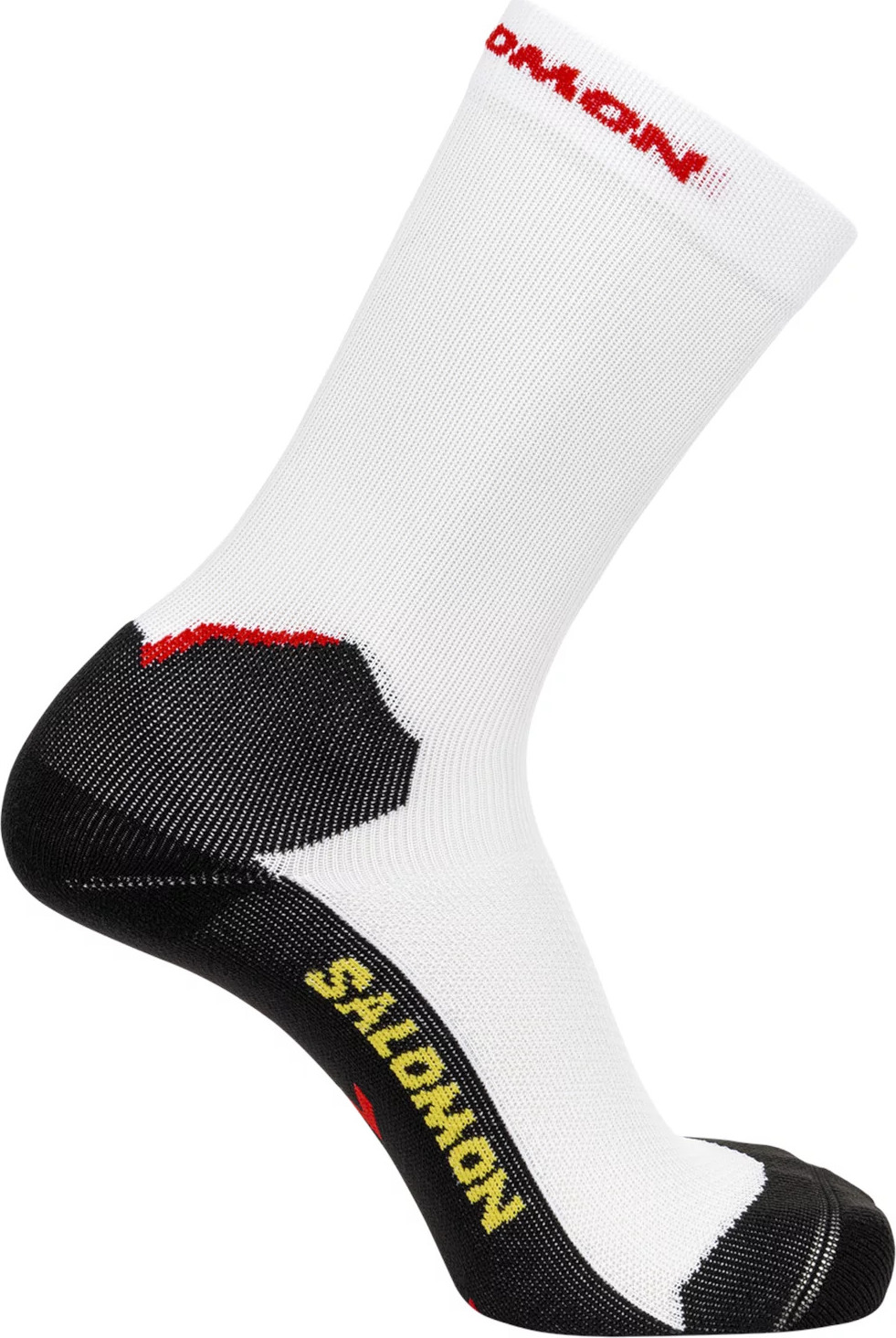 Bielo-čierne bežecké ponožky Salomon Speedcross Crew Socks C19735 Veľkosť: 45-47