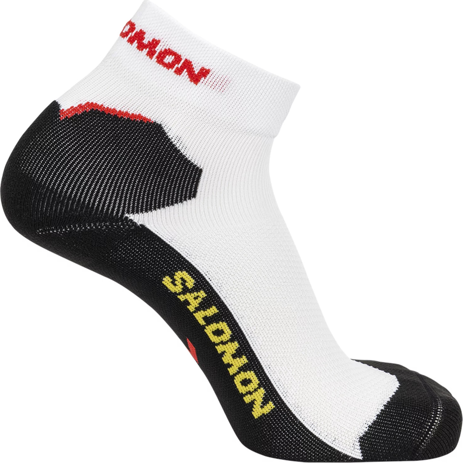 Bielo-čierne športové ponožky Salomon Speedcross Ankle Socks C19730 Veľkosť: 45-47