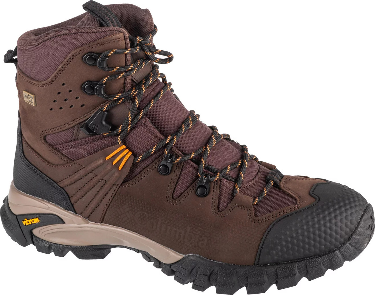 Hnedé pánske turistické topánky Columbia Geoterra Outdry Ltr 2079111231 Veľkosť: 42,5