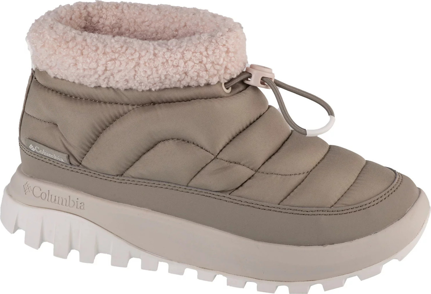 Khaki dámske snehule Columbia Snowtrot Shorty 2075121395 Veľkosť: 39