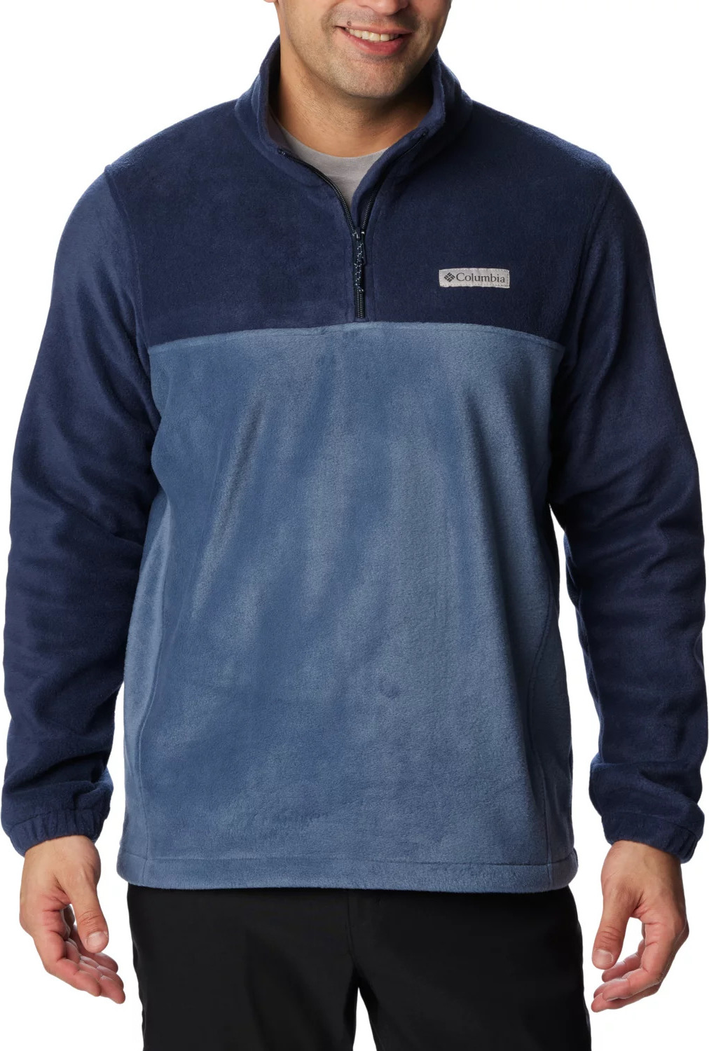Tmavomodrá pánska fleecová mikina Columbia Steens Mountain Half Zip Fleece 1620191470 Veľkosť: XL