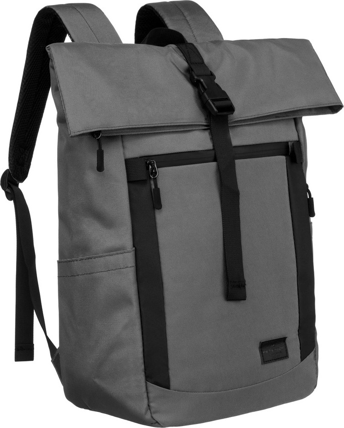 Peterson sivý športový plecniak typu roll-top PTN RIO Veľkosť: ONE SIZE