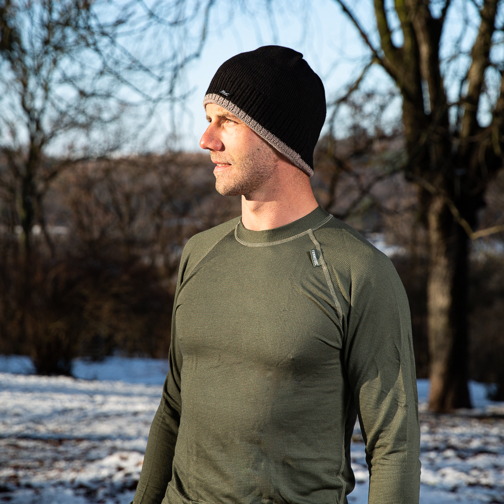 Pánske khaki termo tričko Veľkosť: XL