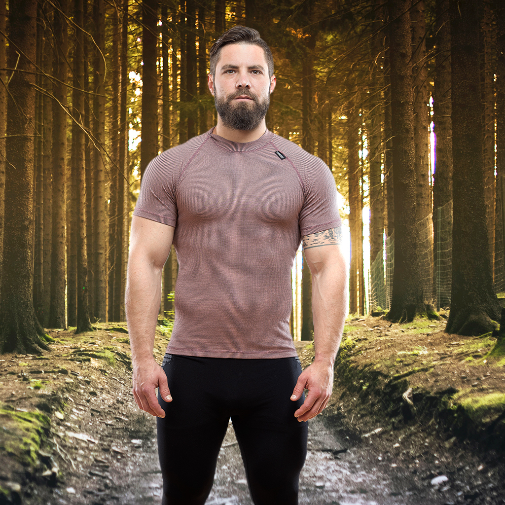 Pánske termo tričko z modalu Veľkosť: M, Barva: Černá