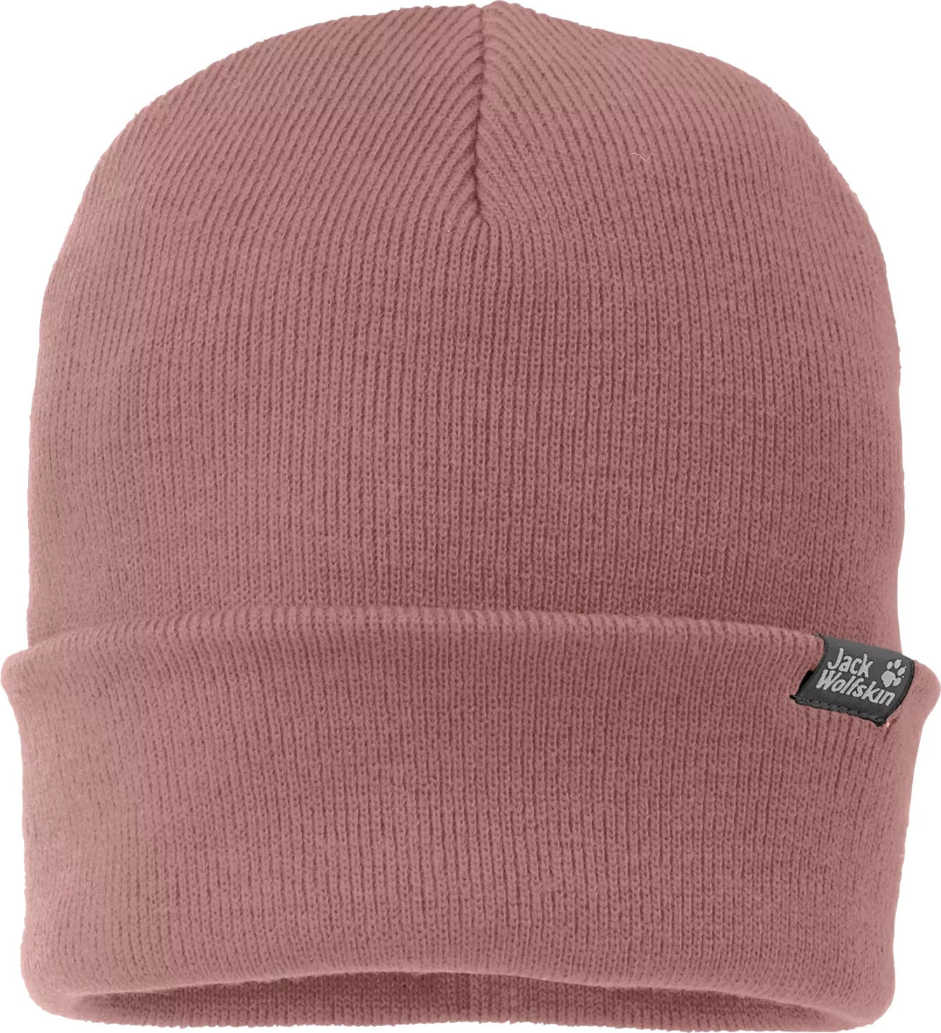 Ružová dámska zimná čiapka Jack Wolfskin Rib Hat Beanie 1903891-3068 Veľkosť: ONE SIZE