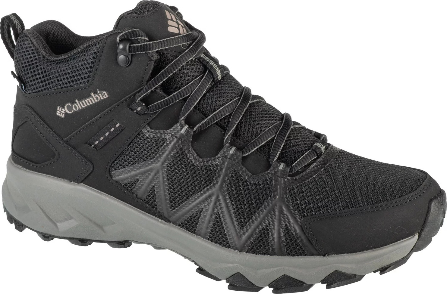 Čierne pánske členkové turistické topánky Columbia Peakfreak II Mid Outdry 2100691010 Veľkosť: 41