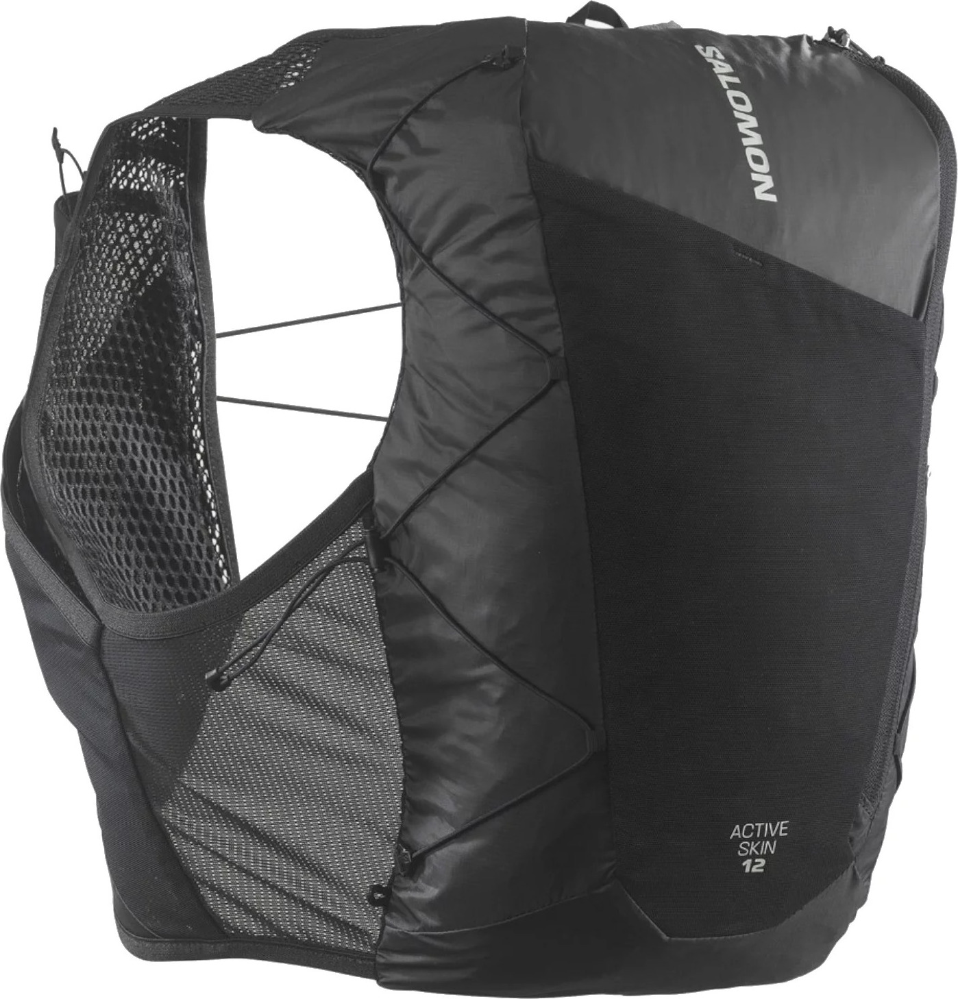 Čierny bežecký batoh Salomon Active Skin 12 No Flasks C22057 Veľkosť: M