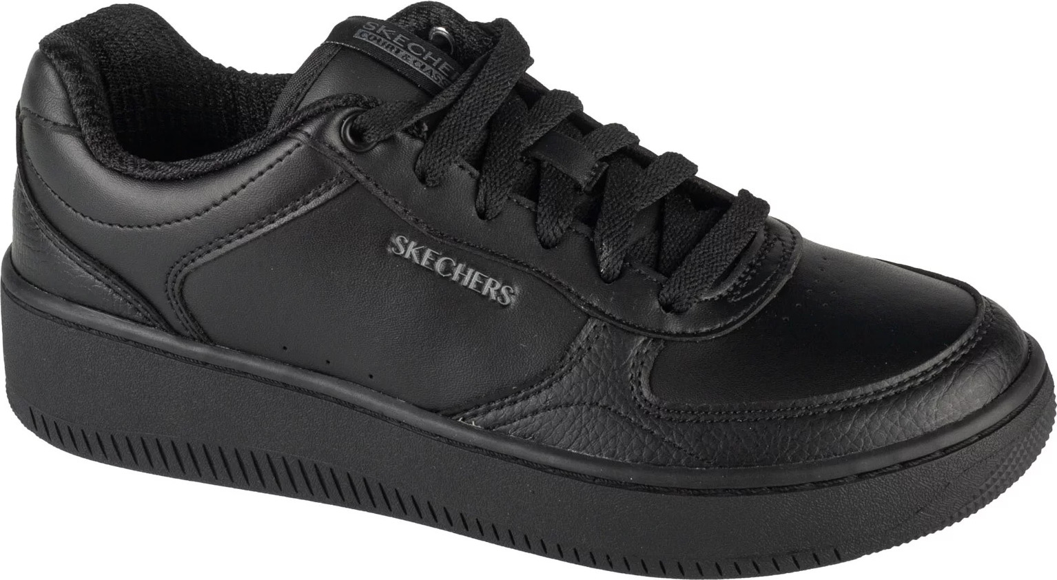 Čierne dámske tenisky Skechers Sport Court 2.0 - Core Essential 185160-BBK Veľkosť: 36