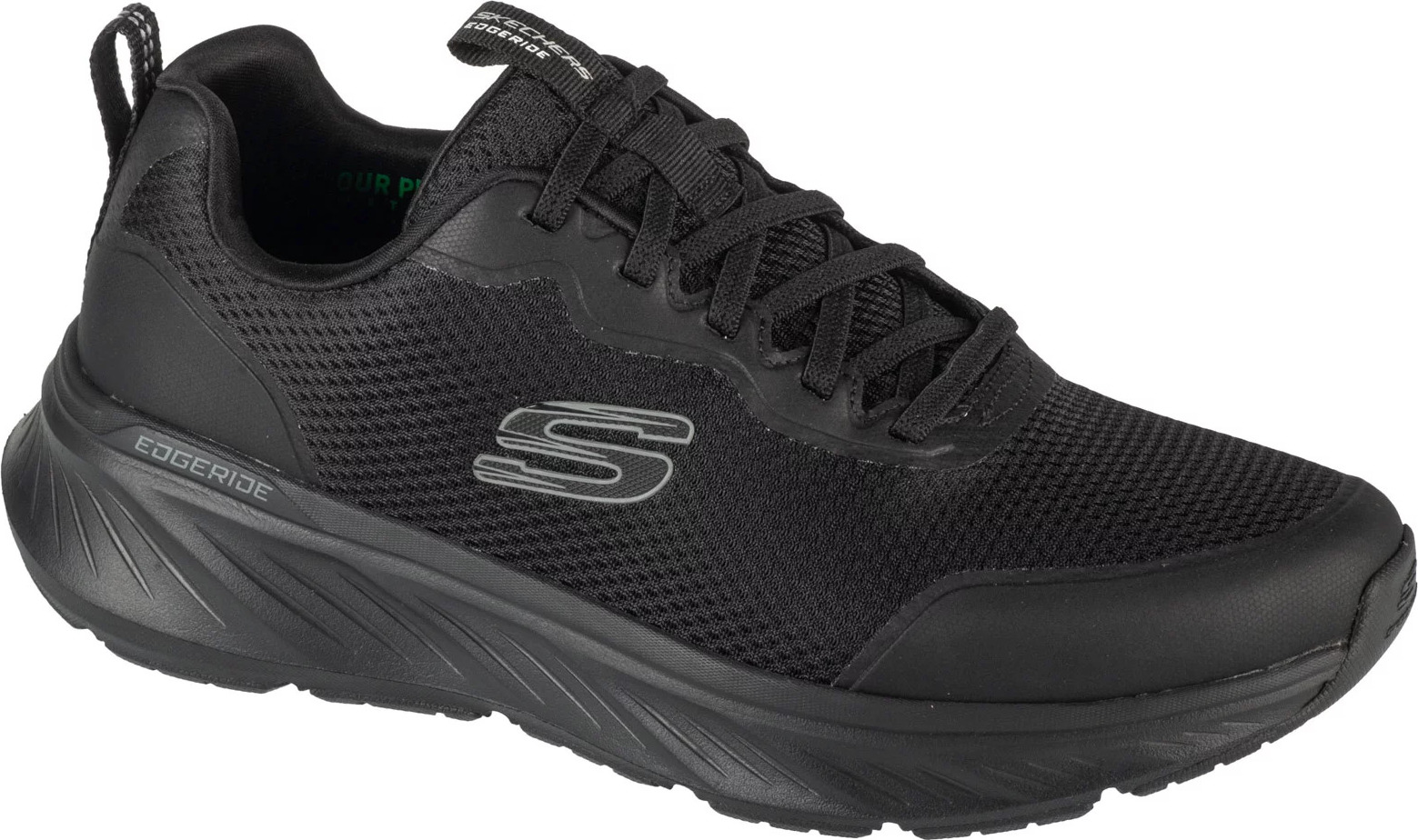Čierne pánske tenisky Skechers Edgeride - Rekzia 232835-BBK Veľkosť: 44