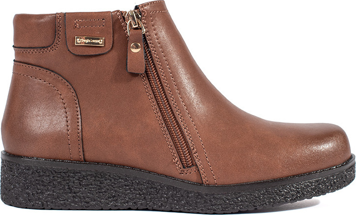 Hnedé zateplené kožené členkové topánky Sergio Leone BT348-S-BR Veľkosť: 36