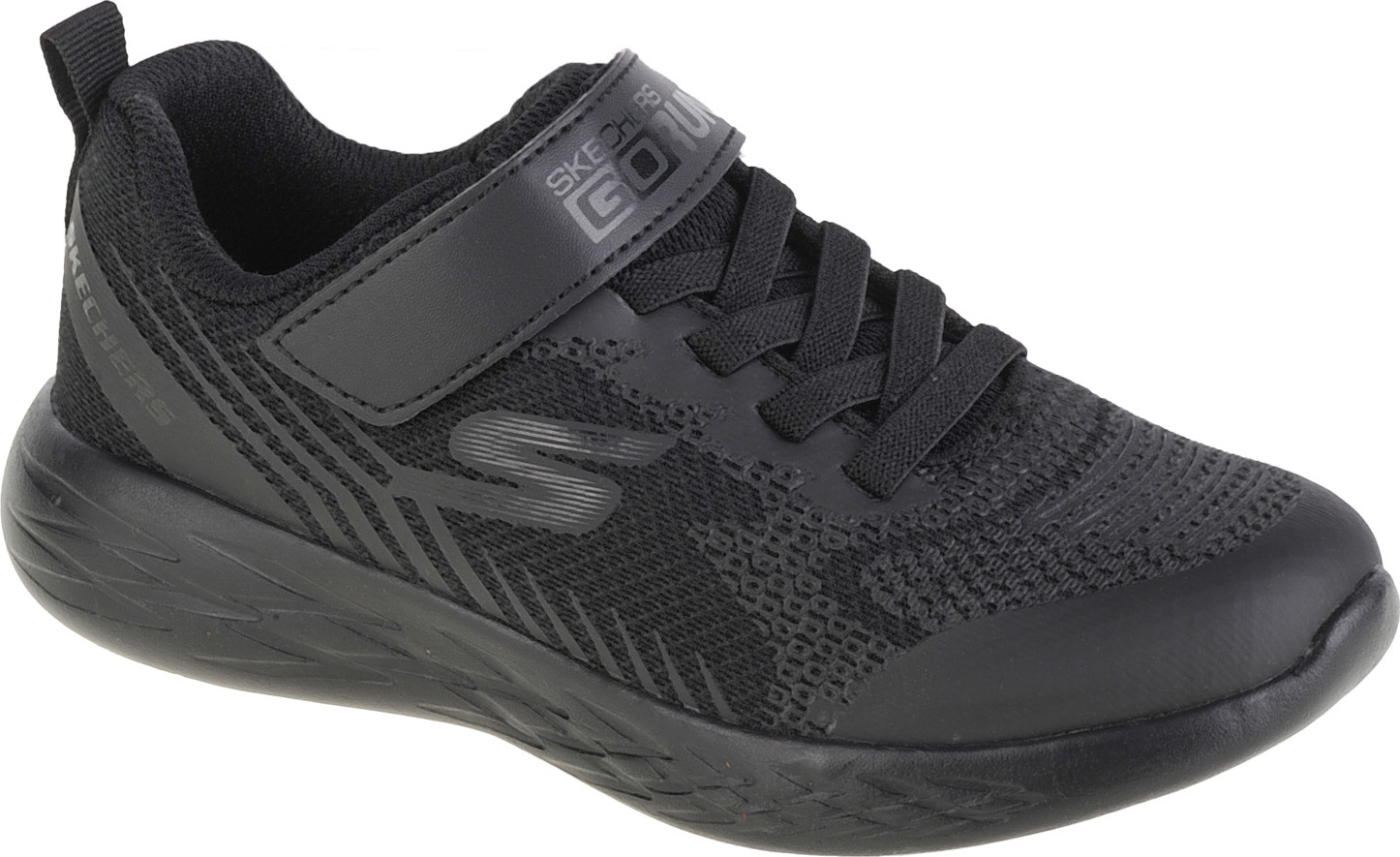 Čierne chlapčenské tenisky Skechers Go Run 600 - Baxtux 97858L-BBK Veľkosť: 28