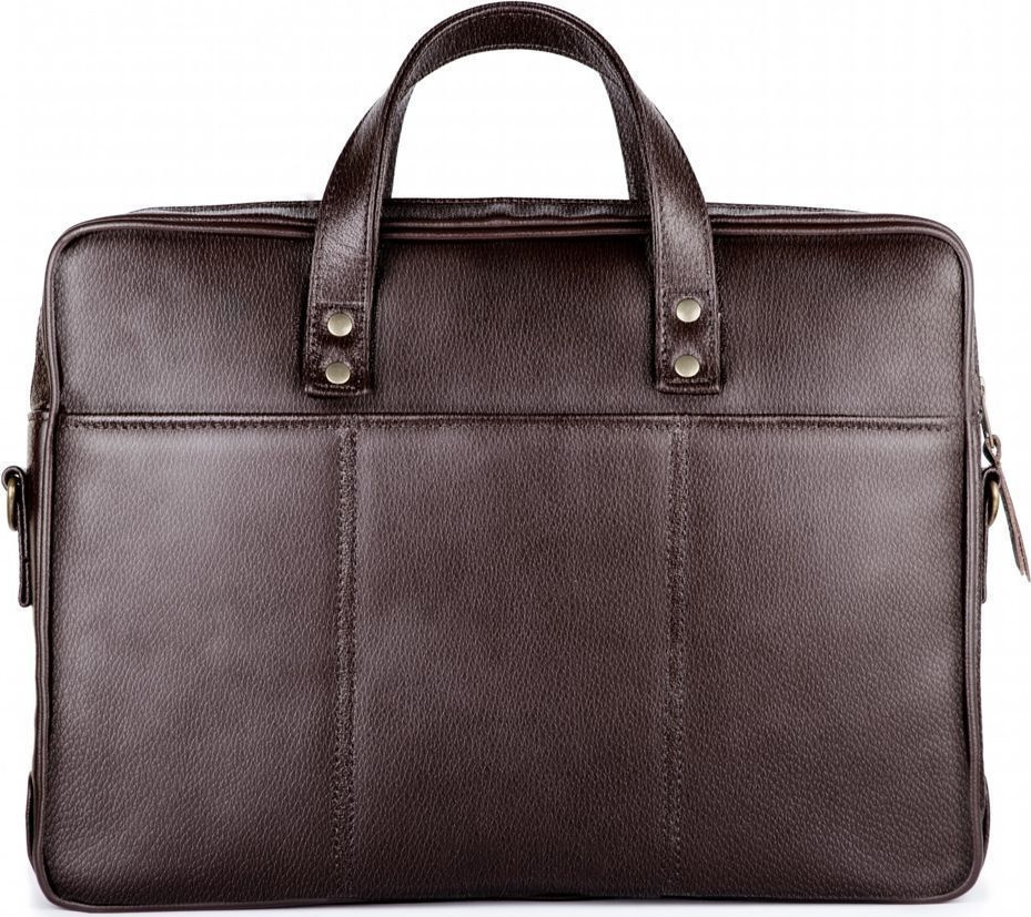 KOŽENÁ TMAVO HNEDÁ TAŠKA SOLIER (SL04 BROWN) Veľkosť: ONE SIZE