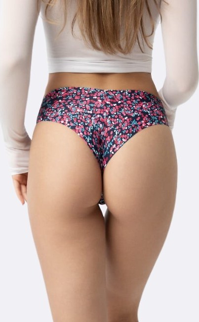 Kvetinové brazílky Julimex Cranberries Brasil S-XL Veľkosť: XL, Barva: tmavomodrá