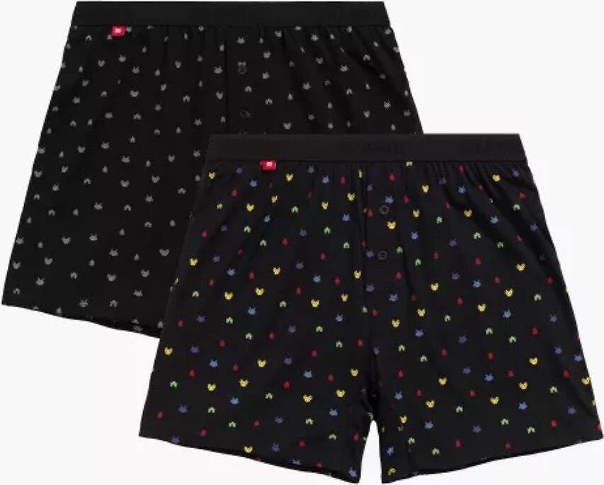 Sada 2 pánskych trenírok Atlantic 2MBX-055 A'2 S-2XL Veľkosť: S, Barva: čierna