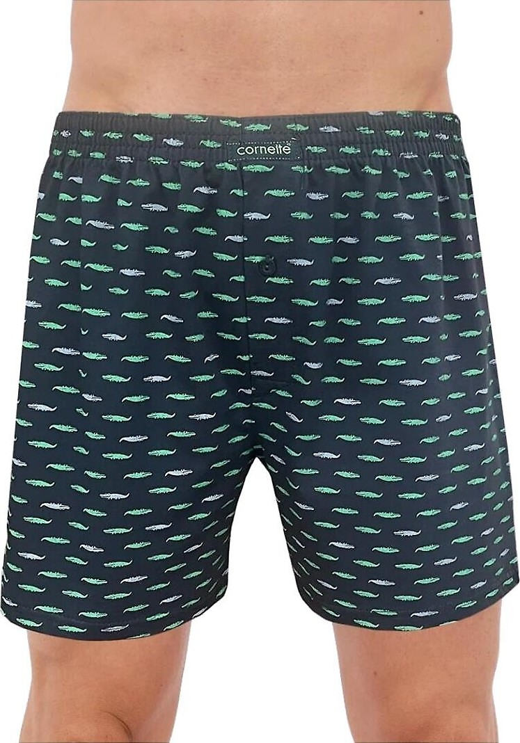 Trenírky s potlačou Cornette Comfort 002/301 S-2XL Veľkosť: M, Barva: tmavomodrá