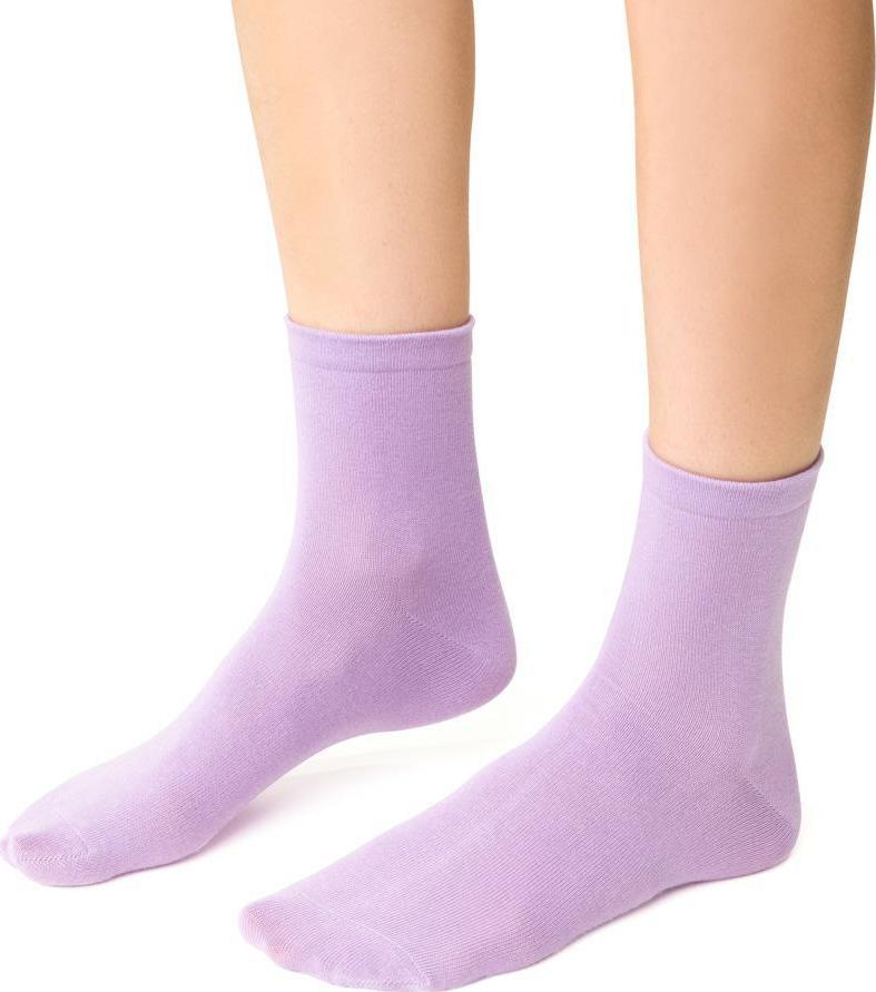 Lila dámske bavlnené ponožky Art. 037 K065 38-40 FIOLETOWY Veľkosť: 35/37