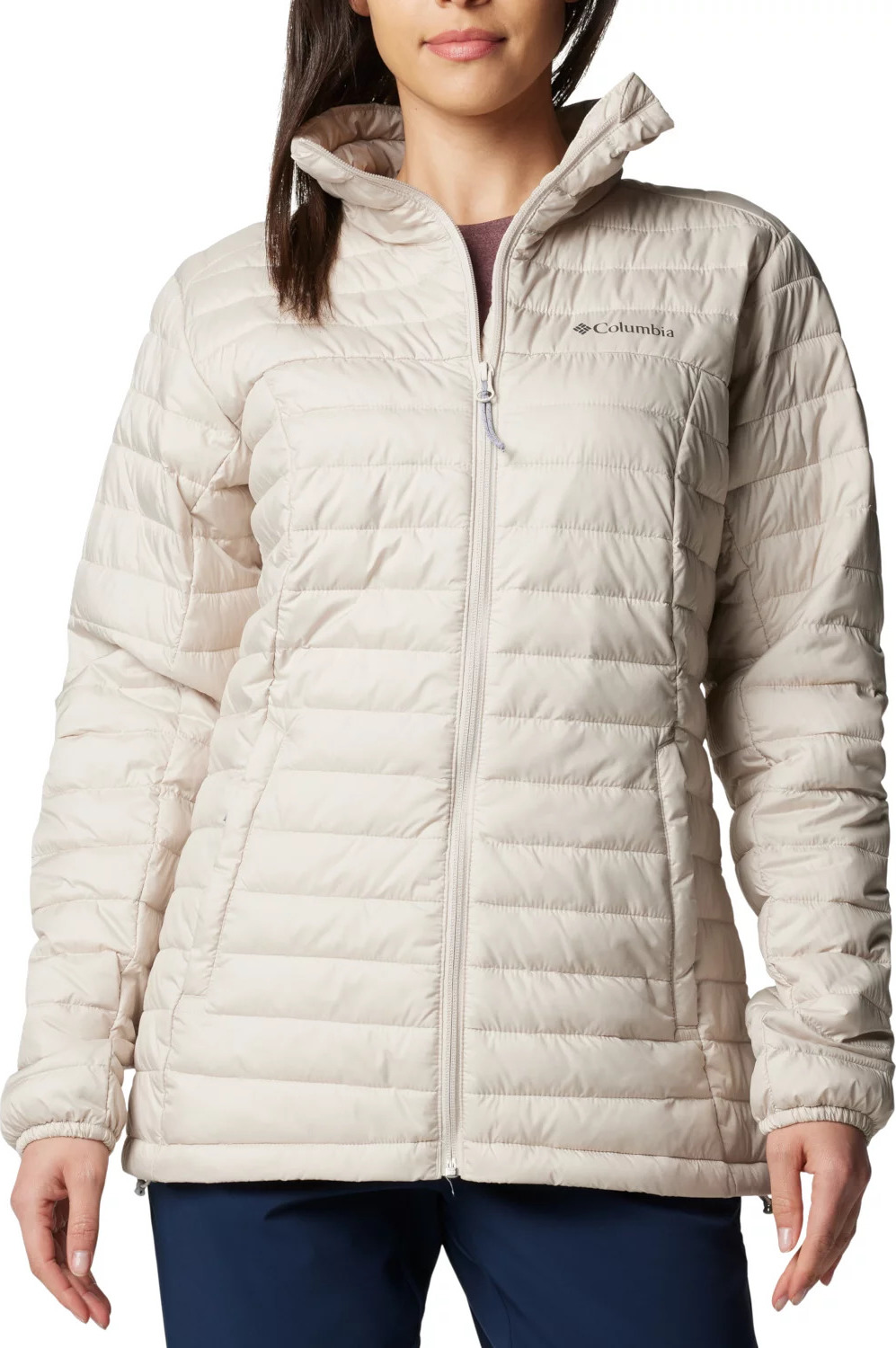 Smotanová dámska prešívaná bunda Columbia Silver Falls II Full Zip Jacket 2098682278 Veľkosť: L
